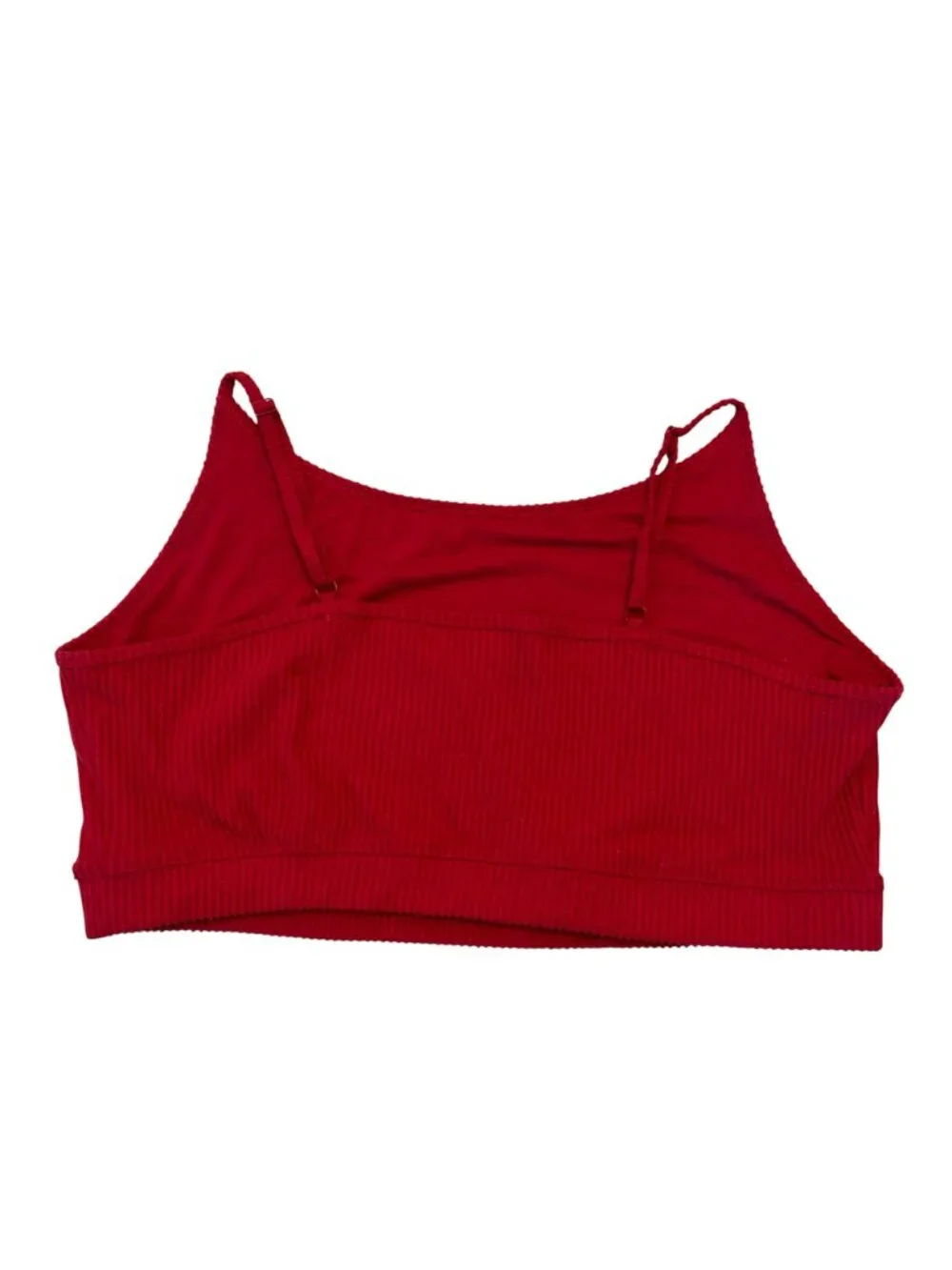 Torrid Red Heavy Hacci Rib Crop Lounge Sleep Cami Top Women's Size 3 red